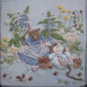 Picking Wild Strawberries by Catherine Howell