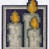 Three Candles - Pattern by Jill Oxton