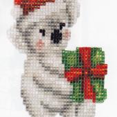 Koala with Gift - Patterns by Jill Oxton
