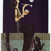 Blowing Bubbles after Frederick Little Packer 1886-1956 - Pattern by Jill Oxton