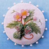 Blackberry Bramble Pin Wheel by Jan Kerton