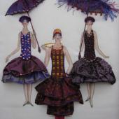 Gatsby Girls - Plum & Copper by Catherine Howell