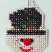 Beady Eyed Snowman - Patterns by Jill Oxton