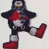 Penquin Dangle - Patterns by Jill Oxton