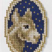 Donkey Cameo - Patterns by Jill Oxton