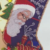 Santa Stocking - Patterns by Jill Oxton