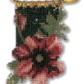Poppy Brooch - Pattern by Jill Oxton