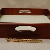 Square Classic Tray - Mahogany 