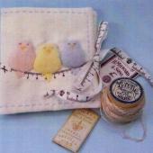 Sewing Birds Needle Case by Jan Kerton