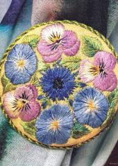 Embroidered Brooches available at Australian Needle Arts 
