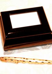 Lucite Music Box for Embroidery