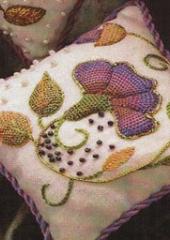 Elizabethan Pastel Pincushion available at Australian Needle Arts