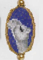 Please click on image to view larger picture and more details Jill Oxton's Cross Stitch & Bead Weaving
