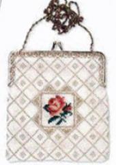 Rose Purse - Issue 74 Jill Oxton's Cross Stitch & Beading