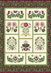 William Morris patterns by Michele Hill available from Australian Needle Arts