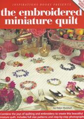 The Embroidered Miniature Quilt by Country Bumpkin