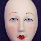 Porcelain Brooch Face Medium