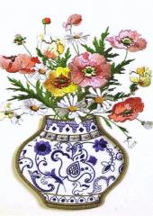 Glorious Poppies by Irene Junkuhn available from Australian Needle Arts