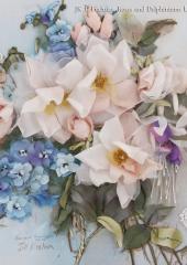 JK 1 Fuchsias, Roses & Delphiniums available from Australian Needle Arts